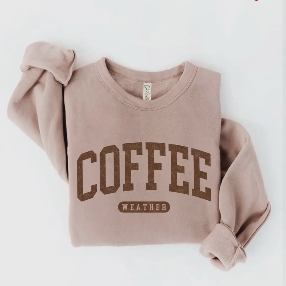 Coffee Weather Women's Sweatshirt - Brown